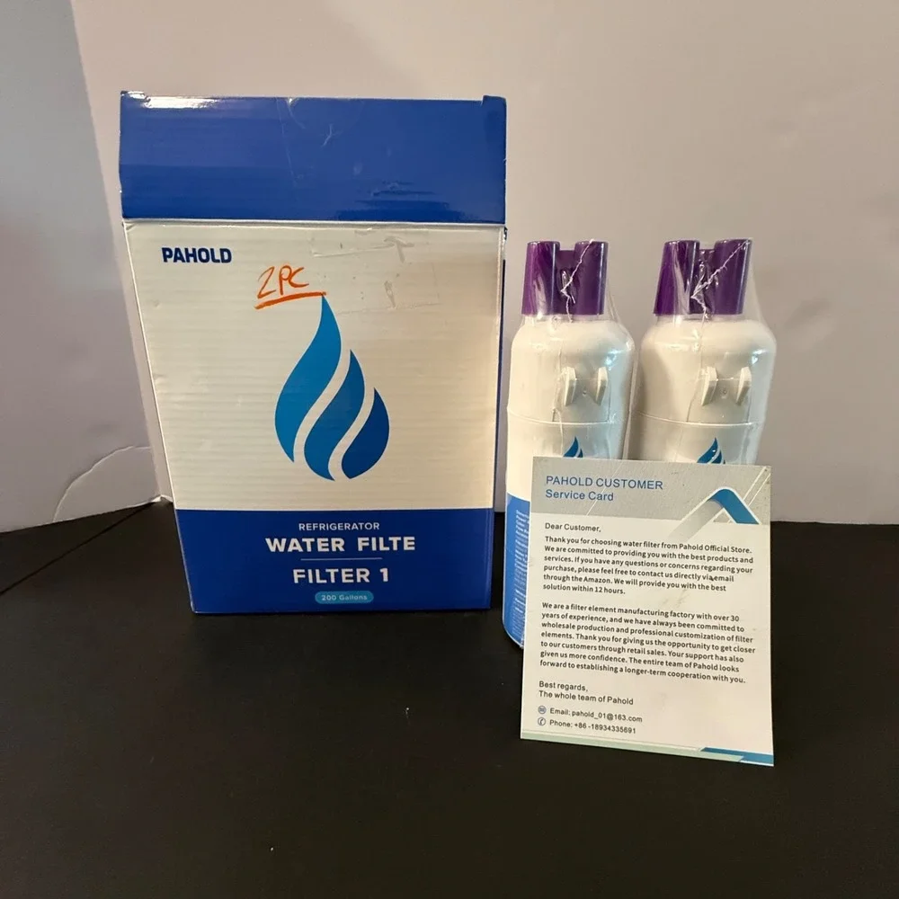 Pahold Filter 1 Refrigerator Water Filters 2 Pack New in Original Packaging